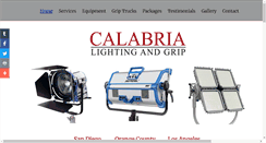 Desktop Screenshot of calabrialightingandgrip.com